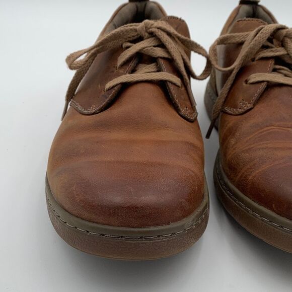 Clarks Unstructured Un.Map Lace Leather Oxfords | Men’s 9.5M | Brown main image 7